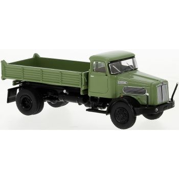 Büssing Commodore SAK Kipper LKW, resedagrün, Baujahr 1963