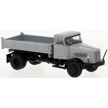 Büssing Commodore SAK Kipper LKW, grau, Baujahr 1963