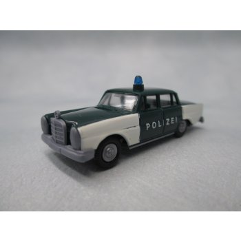Mercedes-Benz 220 der POLIZEI, dunkelgrün/weiß