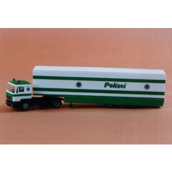 MAN Koffer-Sattelzug, POLIZEI Pferdetransporter