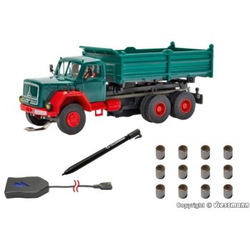 Magirus Deutz Baukipper 3achsig mit Rundumleuchten, Basis-Startset Funktionsmodell CarMotion