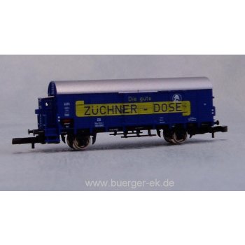 ZÜCHNER - DOSE, Märklin Insider Jahreswagen 2000 (Gedeckter Güterwagen mit Bremserhaus)