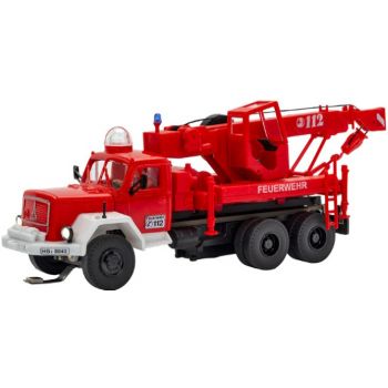 Magirus-Deutz 230D 26 AK KHD Jupiter Eckhauber, 3Achs, Feuerwehr Bergekran, Basis, Funktionsmodell