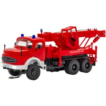 Mercedes-Benz LAK 2624 Rundhauber, 3Achs, Feuerwehr Bergekran mit Rundumleuchten, Basis, Funktionsmodell