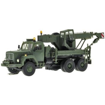 Magirus Deutz 3achs-Bergekran Militär mit Rundumleuchten, Basis Funktionsmodell CarMotion