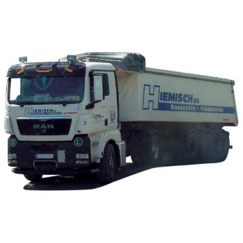 MAN TGX XL Eckmuldensattelzug, Hiemisch