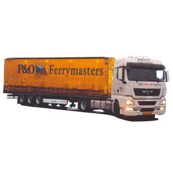 MAN TGX XXL - 45' OS-Container-Sattelzug, P&O Ferrymasters