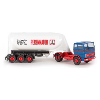 Mercedes-Benz LPS 1620, Euter-Silosattelzug, Perennator - Hochwertige Dichtstoffe für den Bau