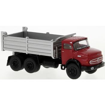 Mercedes-Benz LAK 2624 Kipper LKW, rot/silbergrau, Baujahr 1970