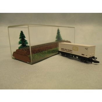 IRLE Gebr. Irle GmbH Sieden-Weidenau (Containerwagen mit Diorama)