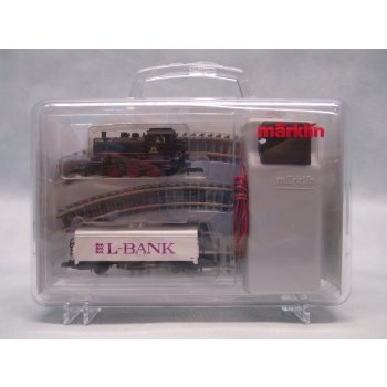 L-Bank (Märklin Startpackung: Dampflok BR 89 2004, Gedeckter Güterwagen, mit Batteriefahrgerät und Schienen, spezielle Verpackung)