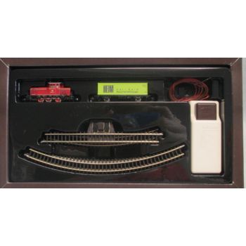 HEIM Startpackung mit Schlepptenderlokomotive BR24 der DB, Niederbordwagen, Container-Sonderwagen 