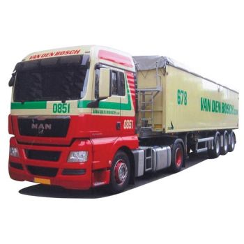 MAN TGX XLX Kippsattelzug, Van den Bosch