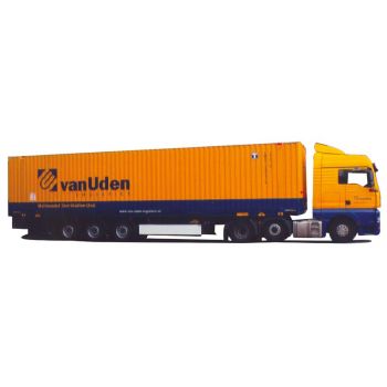 MAN TGX XLX/Aerop. - 45'Containersattelzug, Van Uden