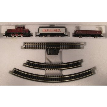 Spiegel Startpackung, Diesellok BR 260 mit Hochbordwagen, Schienen und Trafo und einem speziellen Sonderwagen (8600) Der Spiegel (Stirnseiten weiß/