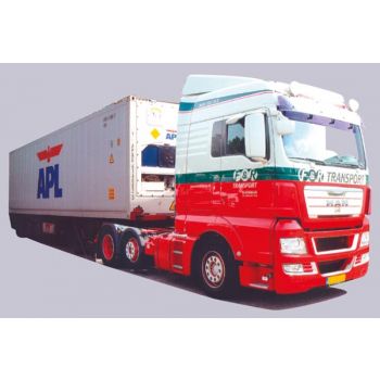 MAN TGX XLX/Aerop.,  40'Kühl-Containersattelzug, F&R / APL