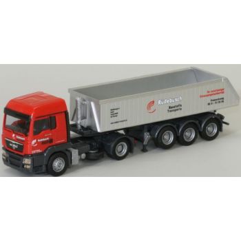 MAN TGS LX, Eckmulden-Kippsattelzug, Rüdebusch