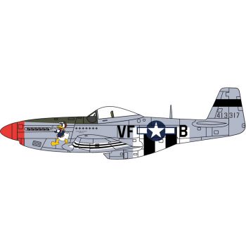 P-51 Mustang - Capt.D.R. Emerson, 336th FS, 4th FG, 8th AF, Debden UK 1944 - 413317 / VF-B