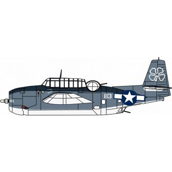Grumman Avenger Blopsy - Composite Squadron 76, USS Petrof Bay 1945 - White 83