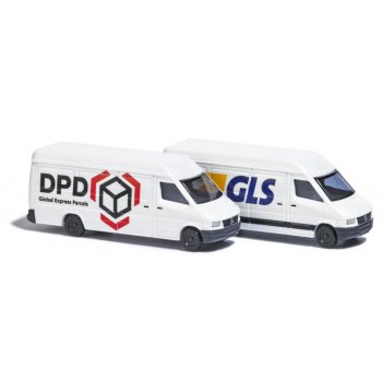 Zwei Mercedes-Benz Sprinter Kasten, GLS und DPD