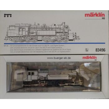 Tenderlok BR 96, silber/schwarz in Sonderausführung