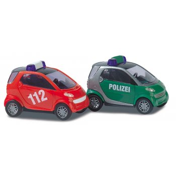 Set 2 Smart City Coupe POLIZEI und Feuerwehr