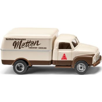 Opel Blitz mit Kofferaufbau, Finnentrop Westfälische Fleischwarenfabrik Metten