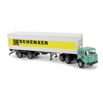 Krupp SF 380 40ft-Container-Sattelzug, Schenker