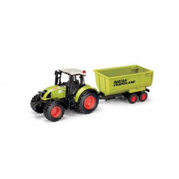 Claas Arion 540 Traktor mit Kippanhänger