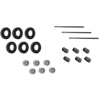 Nachrüst-Set für Kibri Anhänger und Auflieger, Einfachbereifung, Carmotion
