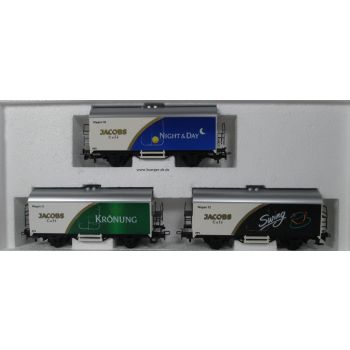 Cafe Line Die Jacobs Cafe Wagen, Inhalt 3 Wagen (4415): 1) JACOBS NIGHT & DAY 2) JACOBS CAFE KRÖNUNG 3) JACOBS CAFE SWING