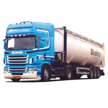 Scania R09 Topl./Aerop., Silo-Containersattelzug, Hovetra / Codrico