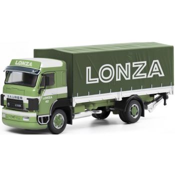 Saurer D290B Hochdach, Pritsche/Plane-LKW, Lonza - Basel, Schweiz