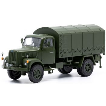 Saurer 2DM Militär-LKW Pritsche/Plane, Plane hinten/seitlich offen, Schweiz, oliv