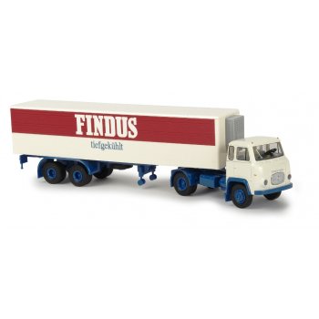 Scania LB 76 Kühlkoffer-Sattelzug, Findus, D