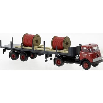 DAF DO 2000 Rungensattelzug mit Ladegut, Steef van Loon, Niederlande, Baujahr 1957