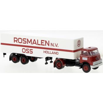 DAF DO 2000 Koffer-Sattelzug, Rosmalen OSS N.V. Holland, Baujahr 1957