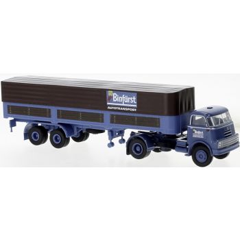 DAF FT 2600, Pritschen-/Planensattelzug, Binfürst Niederlande, Baujahr 1957