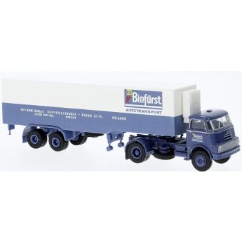 DAF Do2000 Kühlkoffer-Sattelzug, Binfürst, Niederlande, Baujahr 1957