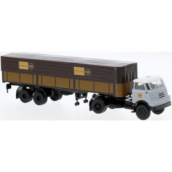 DAF DO 2000 Pritschen-/Planensattelzug, van Gend & Loos, Baujahr 1957