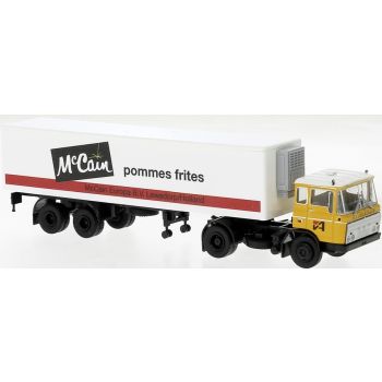 DAF FT 2600 Kühl-Koffersattelzug, van Amerongen / McCain pommes frites, Baujahr 1962