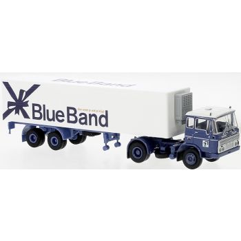DAF FT 2600 Kühl-Koffersattelzug, Blue Band von Binfürst - Niederlande, Baujahr 1962