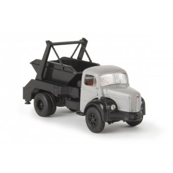 Berliet GLR 8, Absetzkipper, singalgrau/schwarz