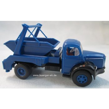 Berliet GLR 8 Absetzkipper, enzianblau/schwarz