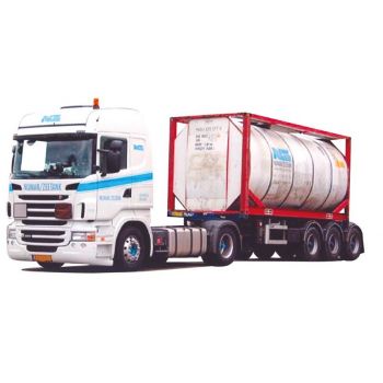 Scania R09 Highl. 20'Tankcontainersattelzug, Nijman/Zeetank