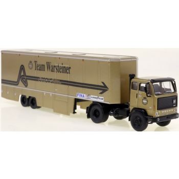 Volvo F89 Renntransporter-Sattelzug, Team Warsteiner, Baujahr 1973