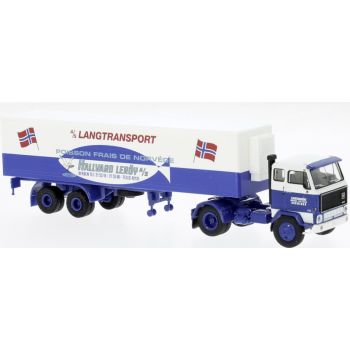 Volvo F89 Koffersattelzug, Hallward Leröy, Norwegen, Baujahr 1972