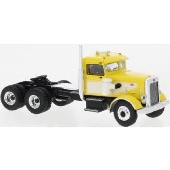 Peterbilt 281 US-Zugmaschine, gelb/weiß, Baujahr 1955