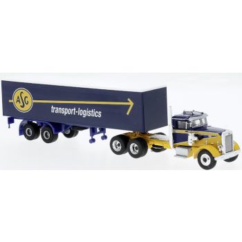 Peterbilt 281 Koffersattelzug, ASG transport-logistics, Baujahr 1957