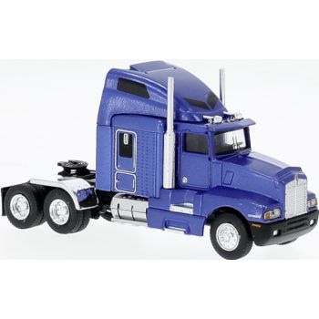 Kenworth T600, US-Zugmaschine, blau metallic, Fahrgestell schwarz, Baujahr 1984